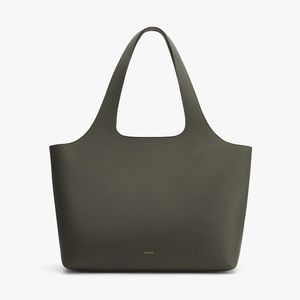 Cuyana system tote bag olive green 13 inches
